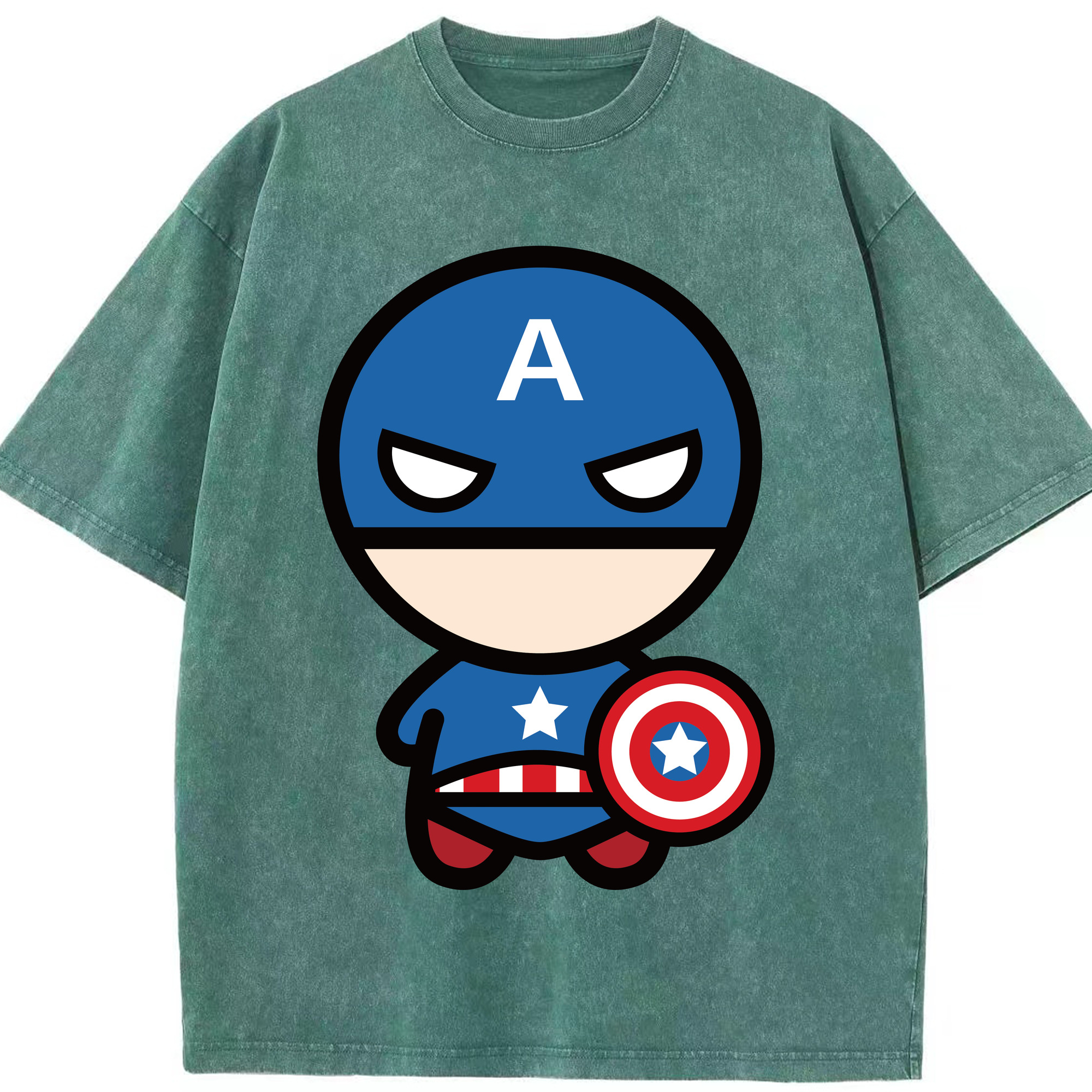 （画像用） アベンジャーズ The Avengers 綿100% ヴィンテージ風 半袖Tシャツ（フロントプリント）